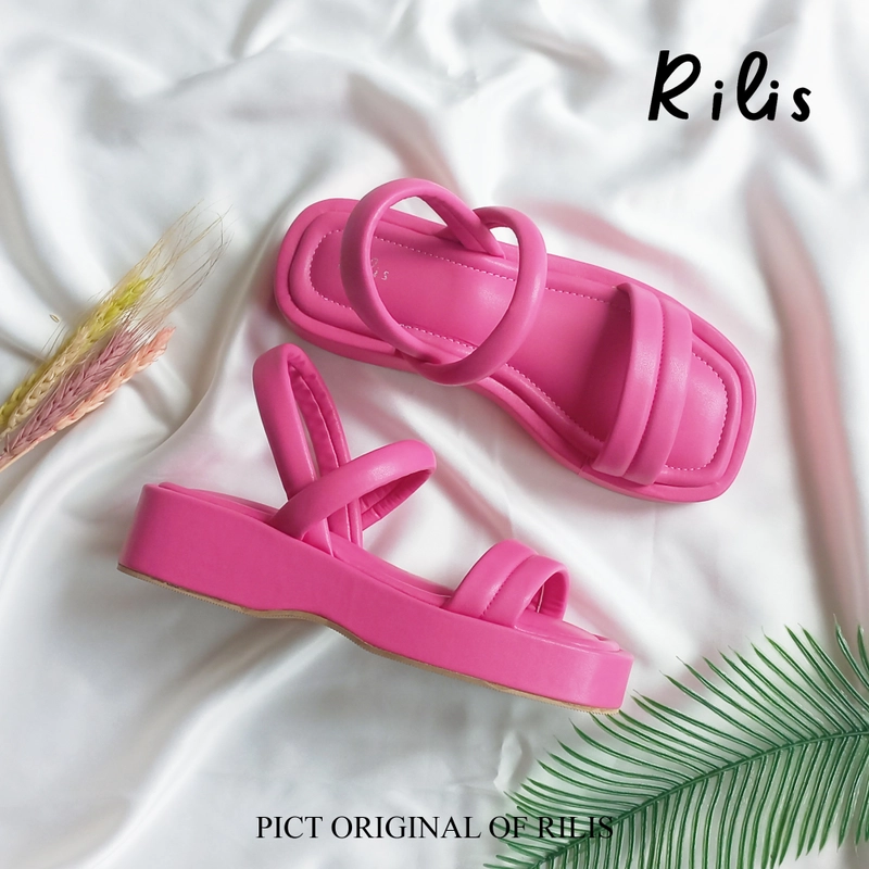 Product image Rilis - Sandal Wanita Zefanya Wedges (Rilis 41) 37 Fanta