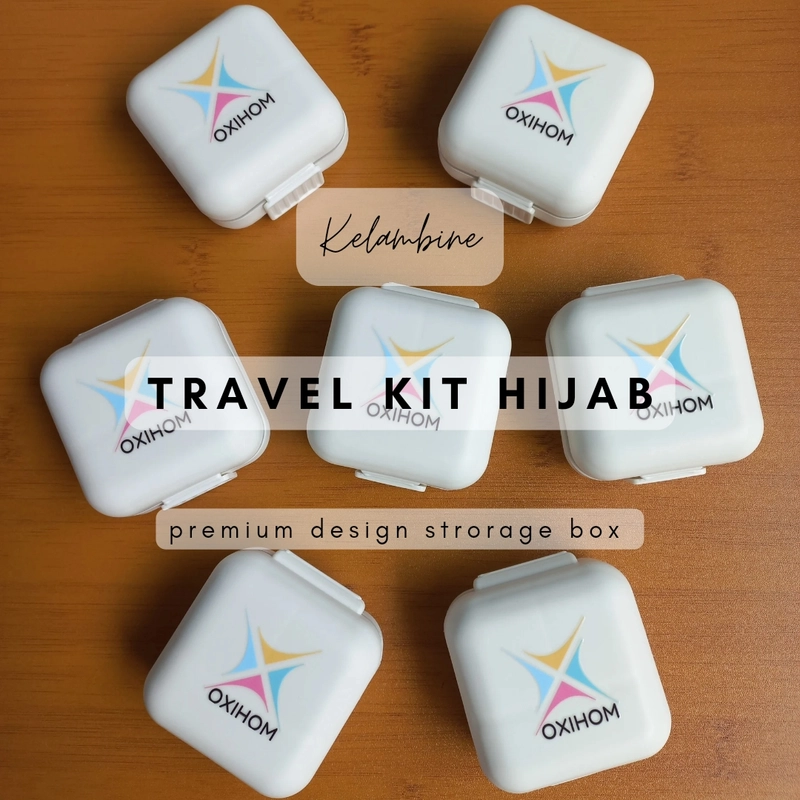 Product image Kelambine - Premium Travel Kit Hijab Mini Storage Box Travel Kit Hijab Putih