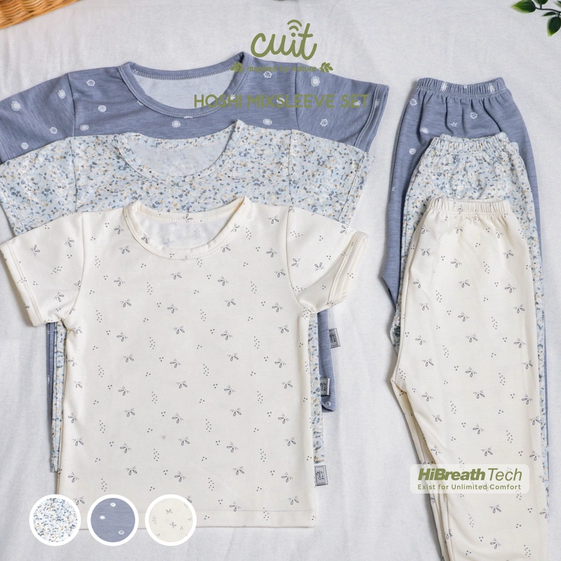 Product image Kintakun Baby - KINTAKUN BABY X CUIT Hoshi Setelan Anak 1 - 6 Tahun Tangan Pendek Celana Panjang Mot L (1-2 Tahun) Blue Confetti