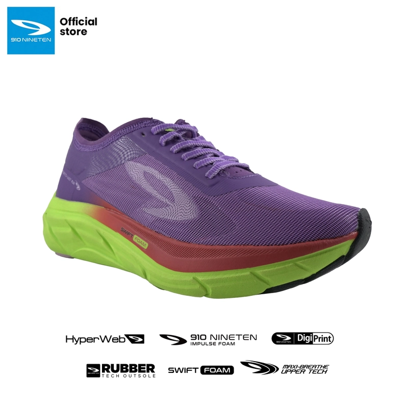 Product image 910 Nineten - GEIST EKIDEN HYPERPULSE UNGU/MERAH/HIJAU-NEON 39 ungu