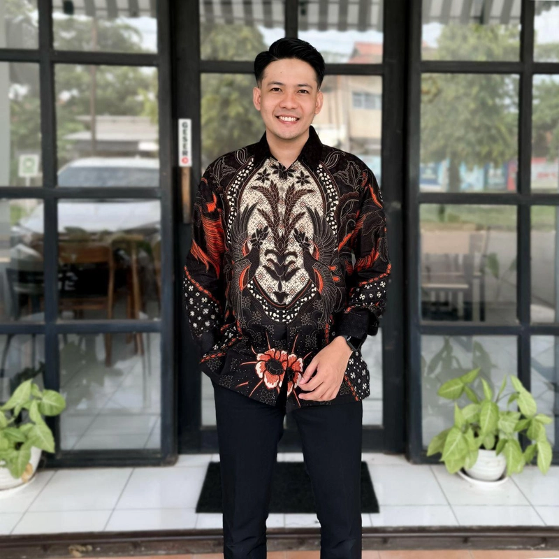 Product image Kois Batik - Batik kekinian coupel pria dan wanita dapat dibeli terpisah motif isabella M Kemeja isabella