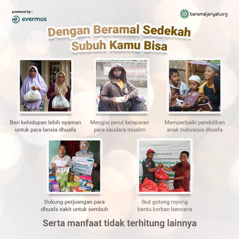 Product image Beramal Jariyah - Sedekah Subuh 5rb -