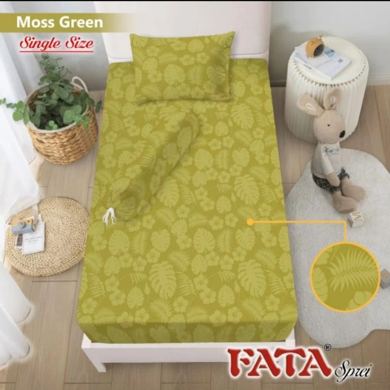 Product image Dylan 19 - Fata Jaguar Sprei Polos Emboss ( Moss Green, 90x200 cm, Pcs )