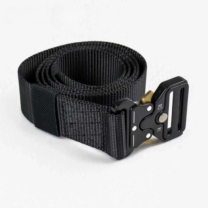Product image KAHASIL - Ikat Pinggang Sabuk Gesper Pria Tactical Nylon Kanvas Kepala Besi Panjang 120cm KHBELT55 all variant NAVY