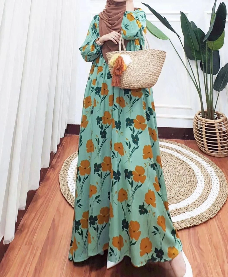 Product image Khisna collection - New ayuna drees bunga cantik Allsize Ayuna1