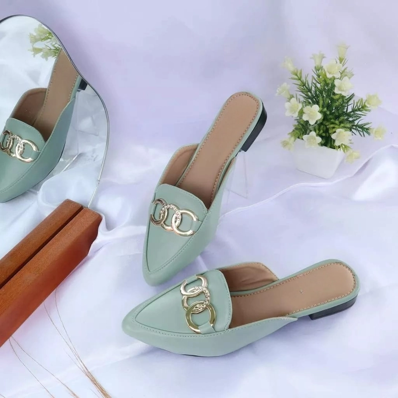 Product image LUXIA - Sandal Selop Hels Wanita 3 Cm Huymi DH-13 40 MINT