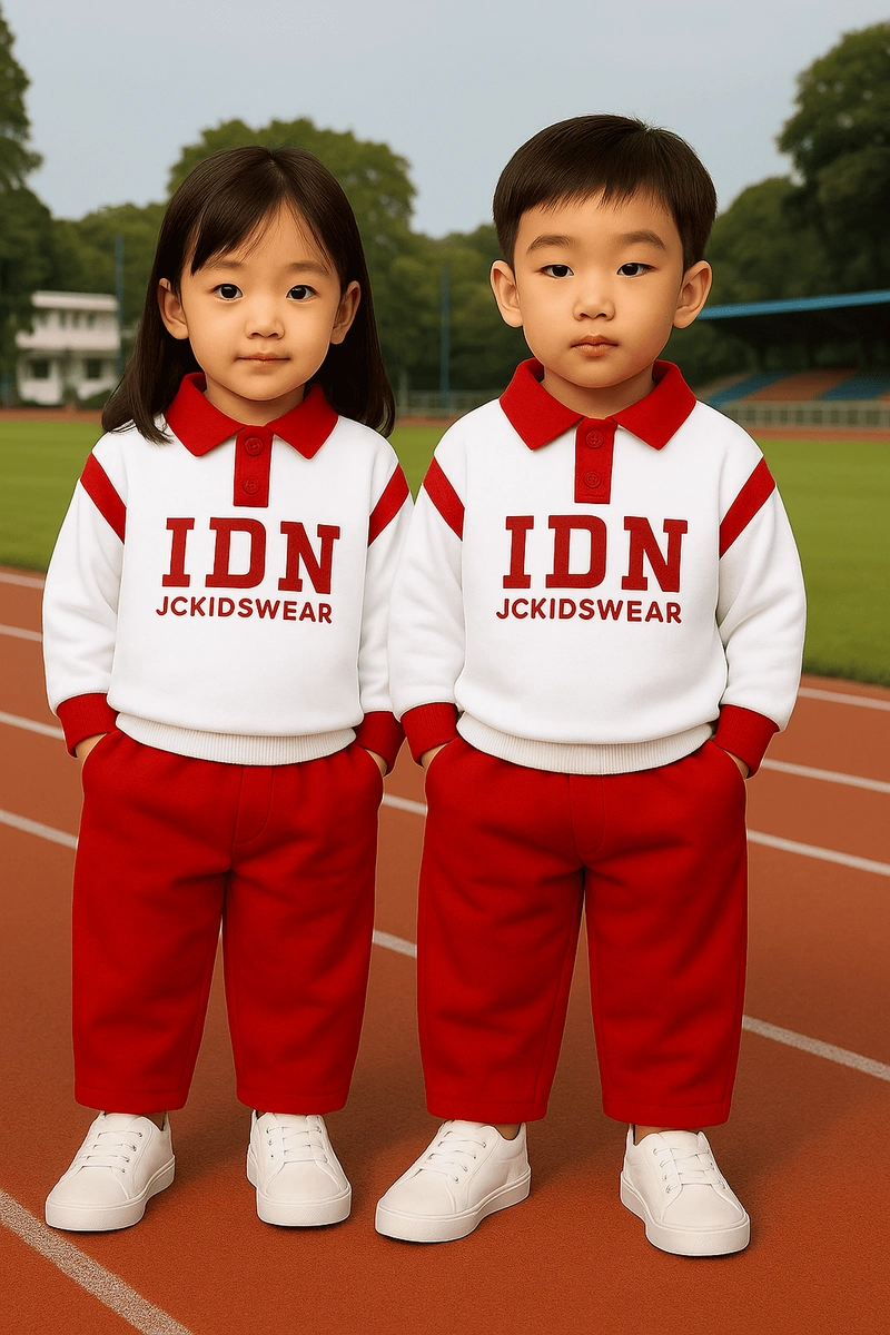 Product image Jckidswear - Setelan Sweater Baju Olahrga Anak Merah Putih Agustusan S PUTIH-MERAH