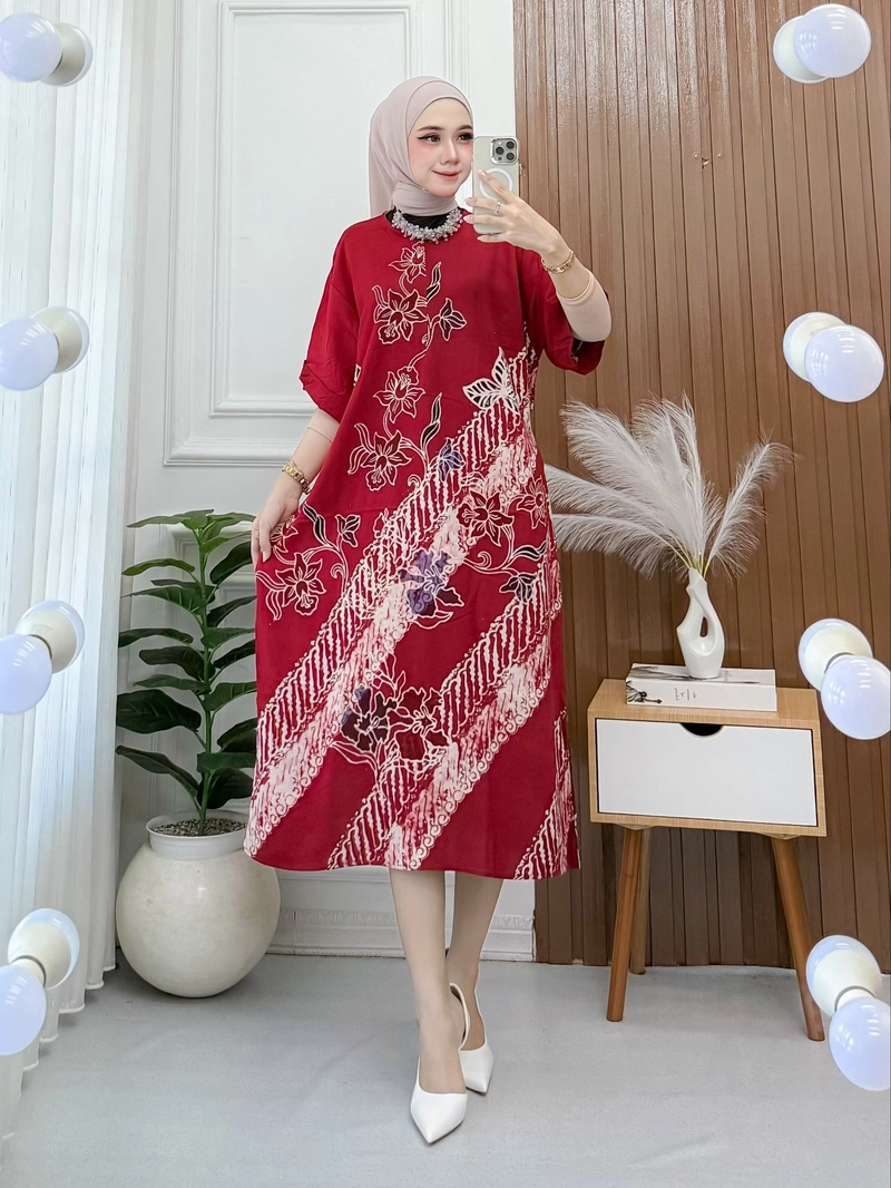 Product image Batik Ayodha - DASTER SORAYA CAP ALLSIZE JUMBO LD 120CM Allsize A