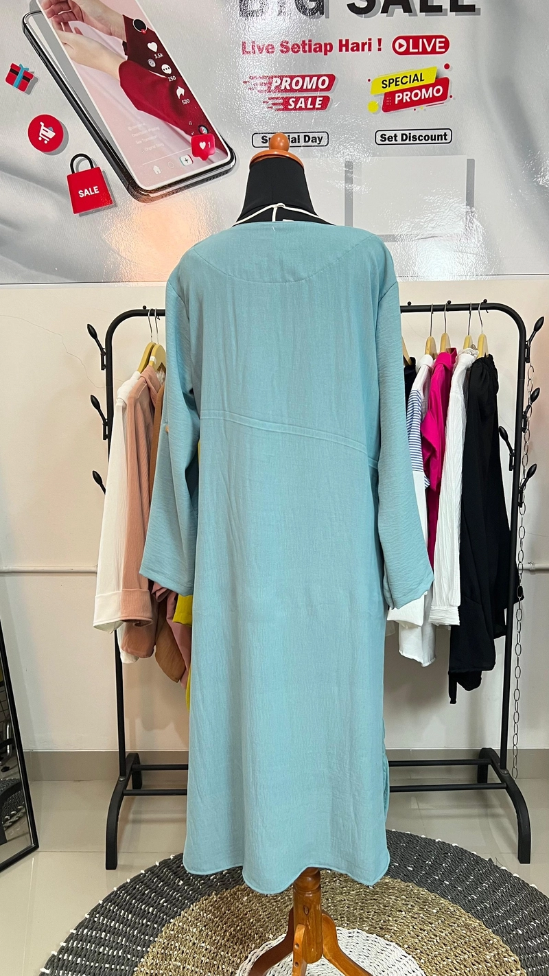 Product image Sseolshop - Tunik wanita - Haruka atasan wanita kekinian / baju atasan wanita terbaru M Mint
