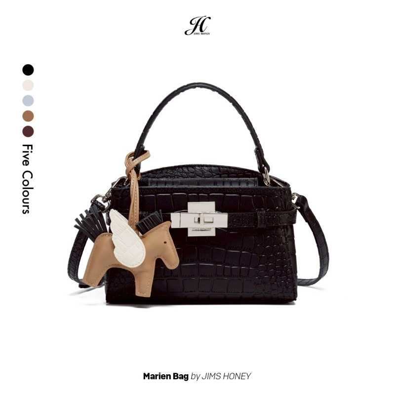 Product image JIMSHONEY SUKABUMI - MARIEN BAG JH-371 - Tas Selempang Sling Bag Hand Bag Shoulder Wanita ALL SIZE BLACK