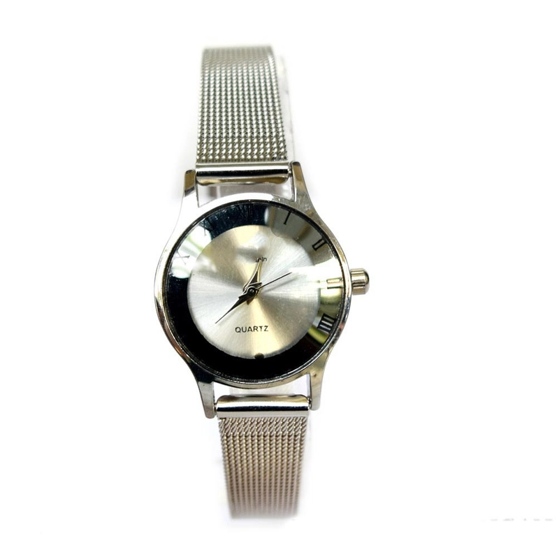 Product image Lanc Fashion - jam Perempuan Stainless Crome Kasual Shine 25 MM WARNA SILVER