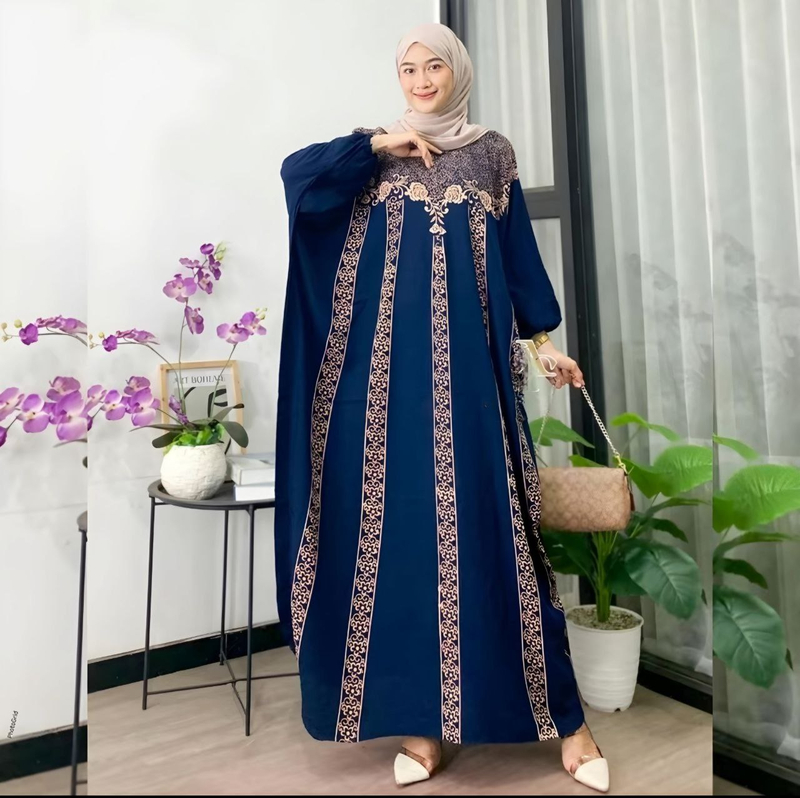 Product image Kois Batik - KAFTAN DENARA ALL SIZE JUMBO 170CM All size Denara navy