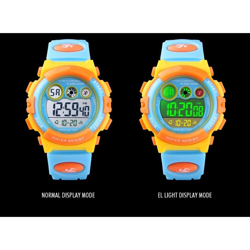 Product image RAYATORY - Jam Tangan Sporty Anak Anti Air 50 M + Box - 1451 Motif 1451 Black