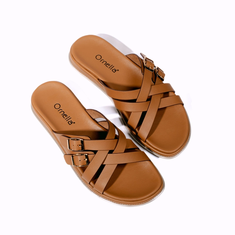 Product image Odillon - Ornella - MX 194 / Sandal Slip On Wanita Casual 36 TAN
