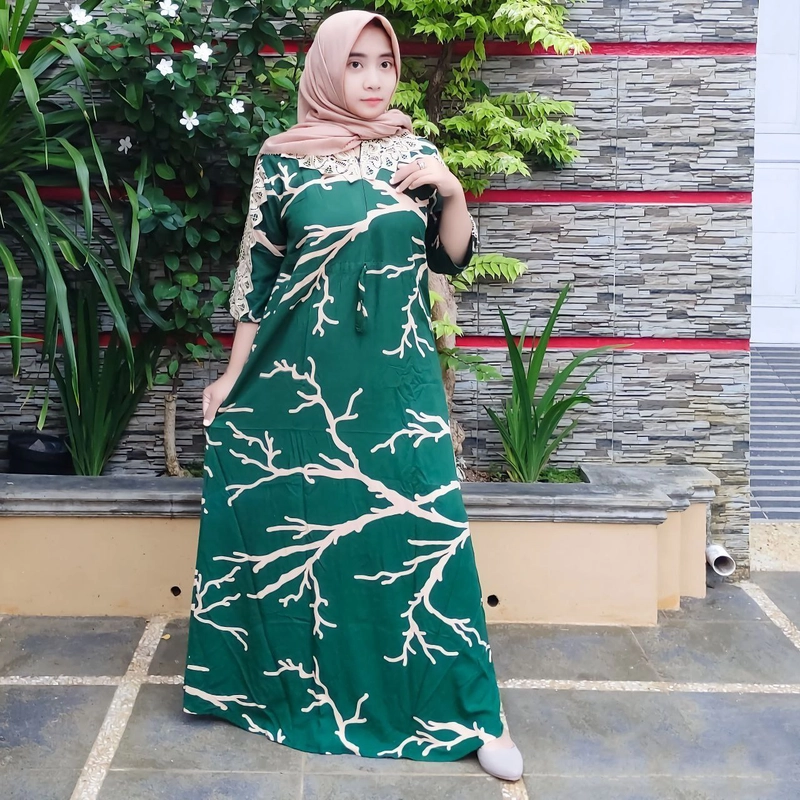 Product image Gamis Serut Akar Premium Allsize Jotol