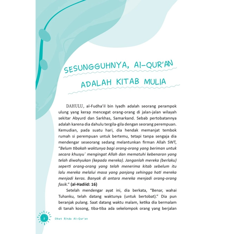 Product image Obat Rindu Al Qur`an 20 x 14 SC