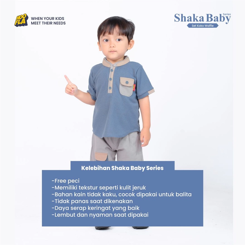 Product image [JL] Hoofla - Pakaian Anak Laki-laki Shaka Baby Series M shaka 02