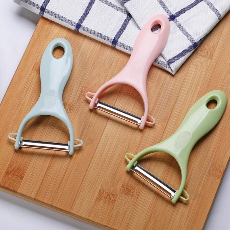 Product image KAHASIL - Pisau Pengupas Kulit Buah Sayuran Peeler Parutan Wortel Kentang Apel Alat Kupas Serbaguna KMJ142 RANDOM