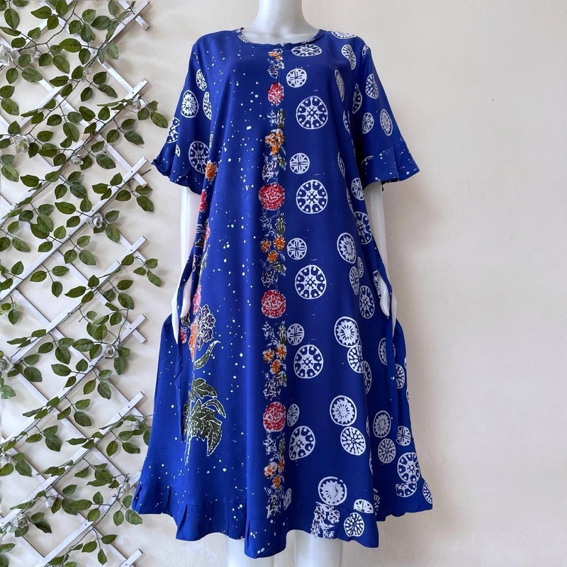 Product image Batik Ayodha - DASTER AYYA RODA PASTEL ALLSIZE JUMBO LD 120CM Allsize A