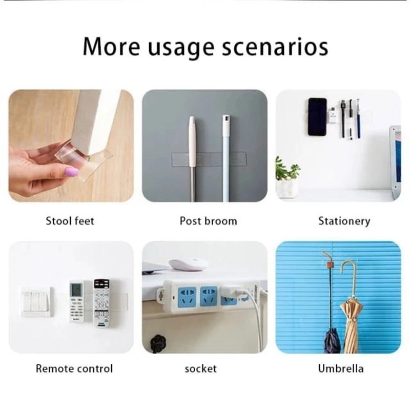 Product image KAMJE Double Tape Isolasi Solasi Selotip Solatip Bening 2 Sisi 1M 3M 5M Super Kuat KMJ005 KMJ005 1 METER