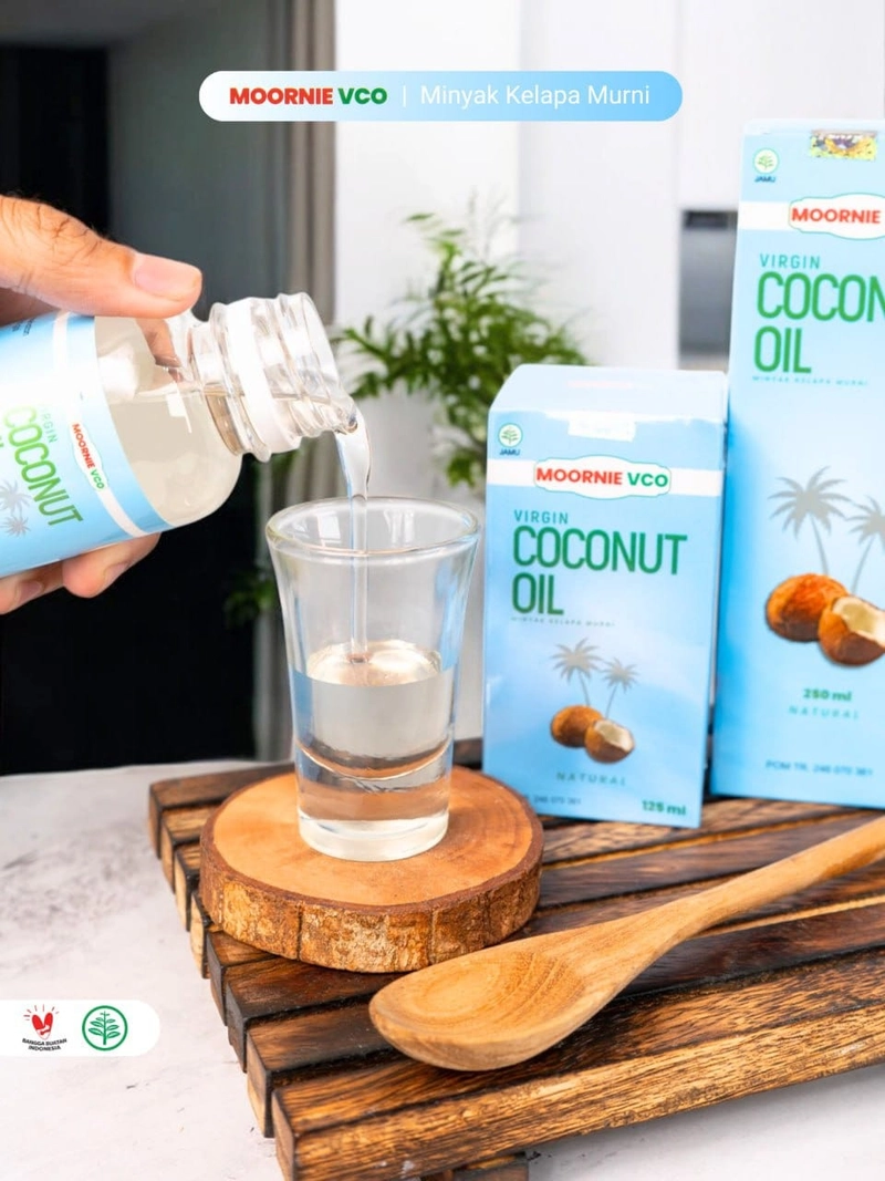 Product image ABUSA HERBAL - VCO Virgin Coconut Oil Minyak Kelapa Murni 125 ml Bening