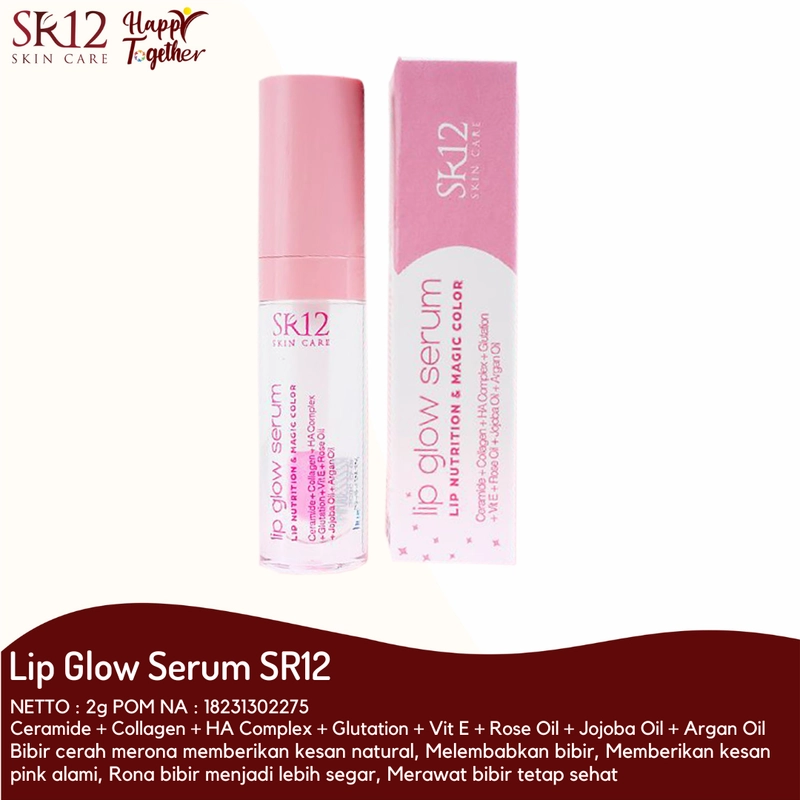 Product image SR12 Lip Glow Serum Mencerahkan Bibir Gelap Dan Melembabkan Bibir Kering 2gr Lip Glow
