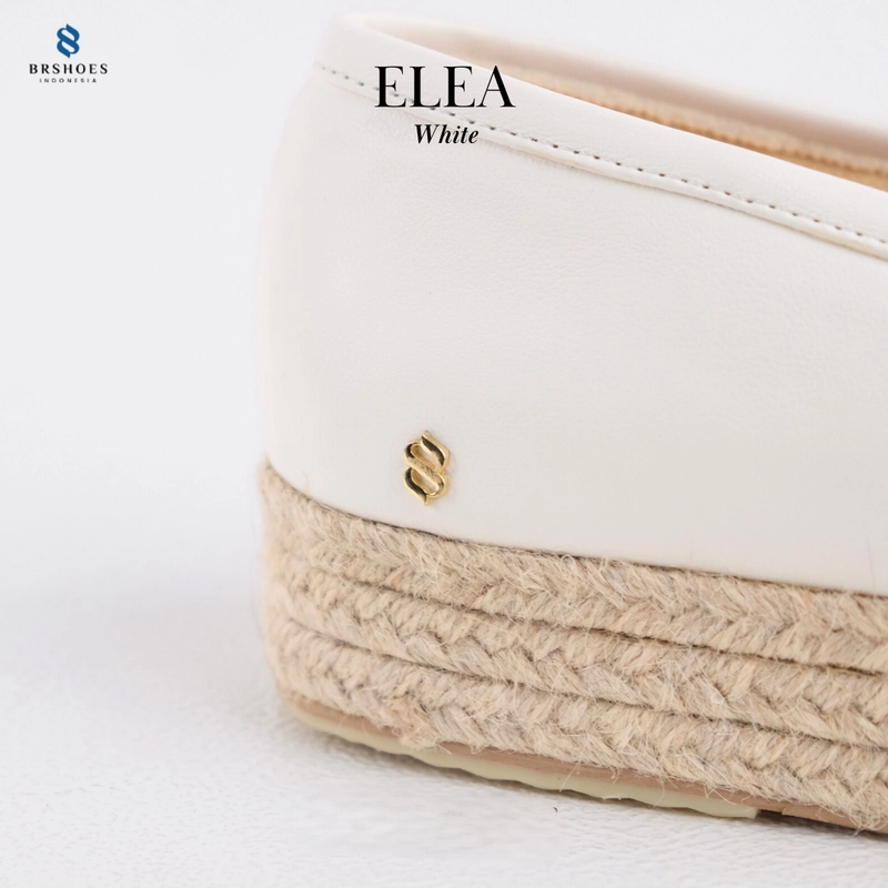 Product image BRSHOES ELEA Sepatu Sandal Wedges Wanita Casual Best Seller 36 WHITE