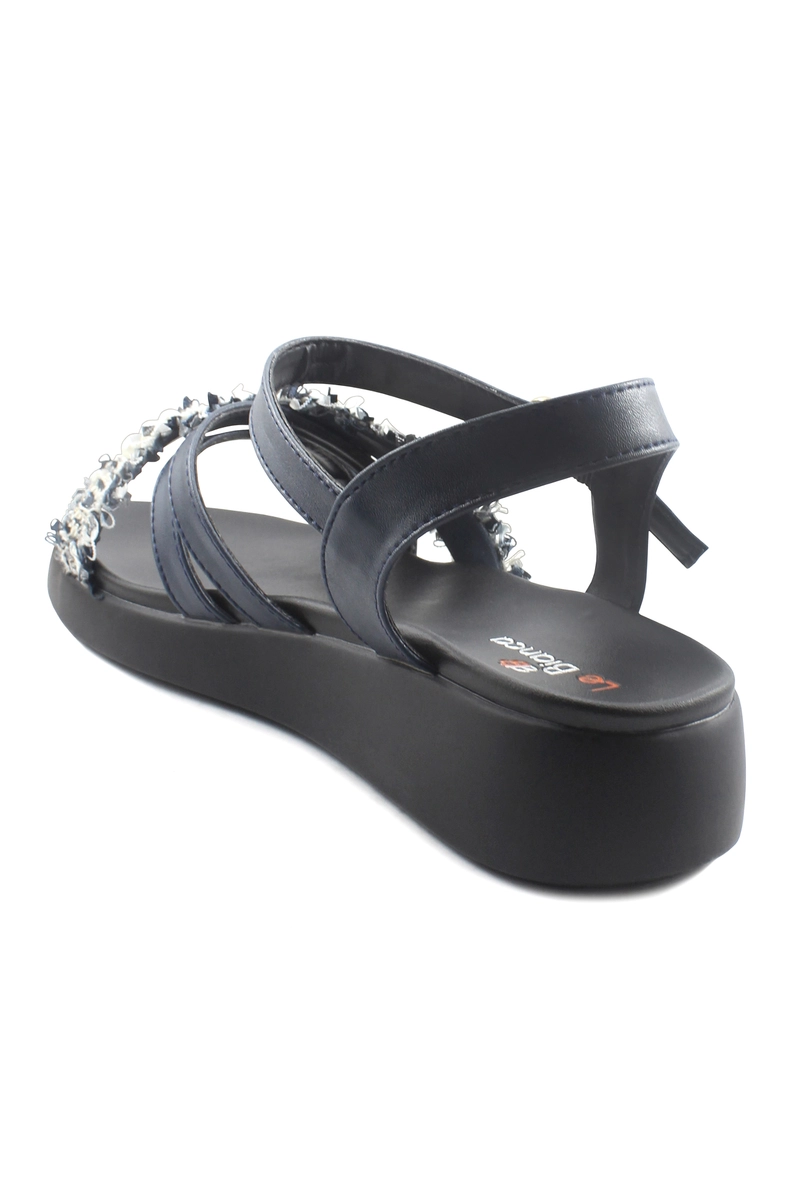 Product image Lebianca - Le Bianca ALY 22-01 Sepatu Sendal Wanita flat sandal 36 Biru Tua