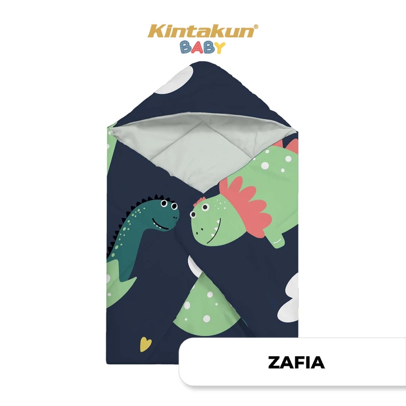 Product image Kintakun Baby - [NEW MOTIF] Selimut Bayi Topi Lembut Tebal Baby Hoodie Blanket 75 x 75 cm 75 x 75cm Zafia