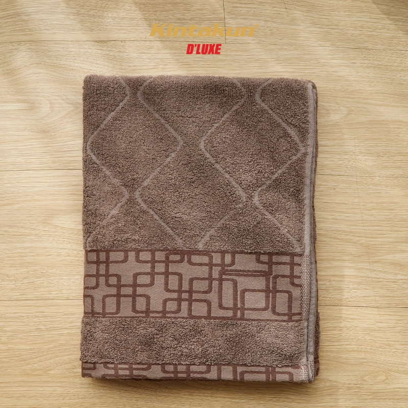 Product image Kintakun - Kintakun Handuk Mandi Dewasa Cotton Pile Towel Mega DLUXE 70x140 Coklat