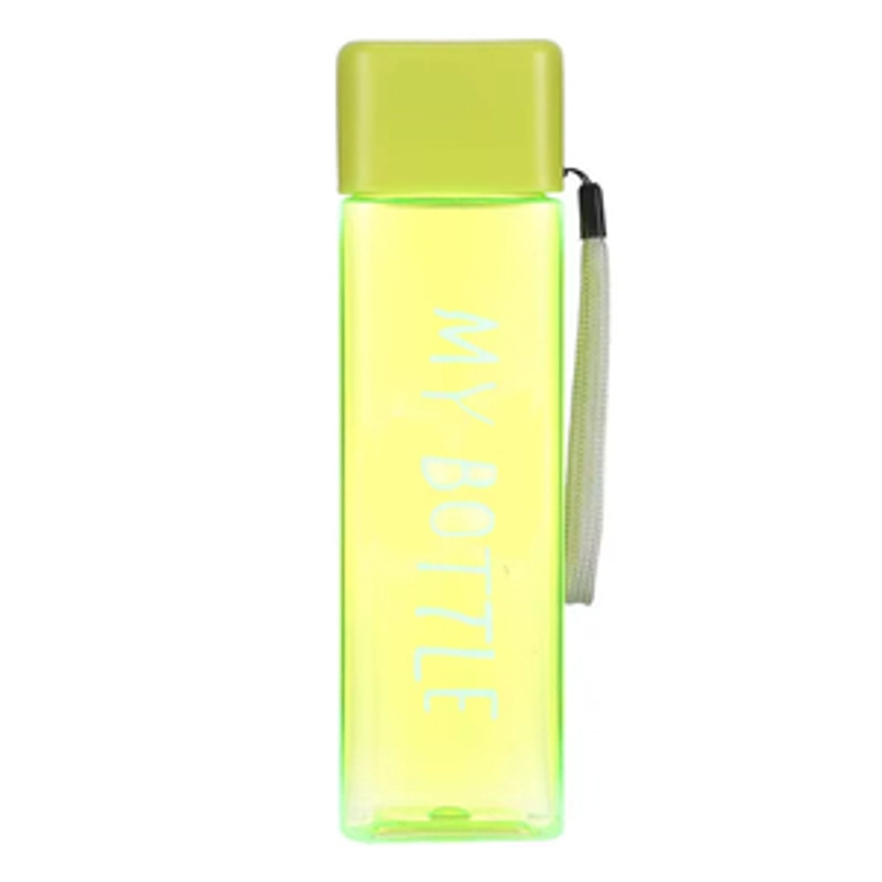 Product image KAMJE Botol Minum BPA Free 500ml My Bottle Kotak Petak Persegi Clear Transparan KMJ189 KMJ189 HIJAU