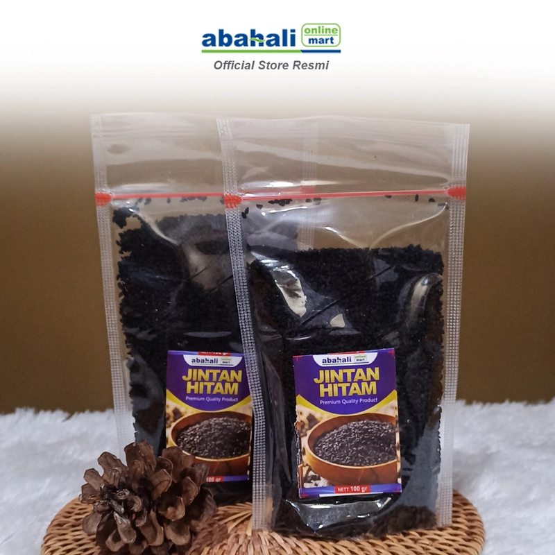 Product image Abahali Mart - Biji Jintan Hitam Murni 100gr Nigella Sativa Habbatussauda 100gr jintan hitam