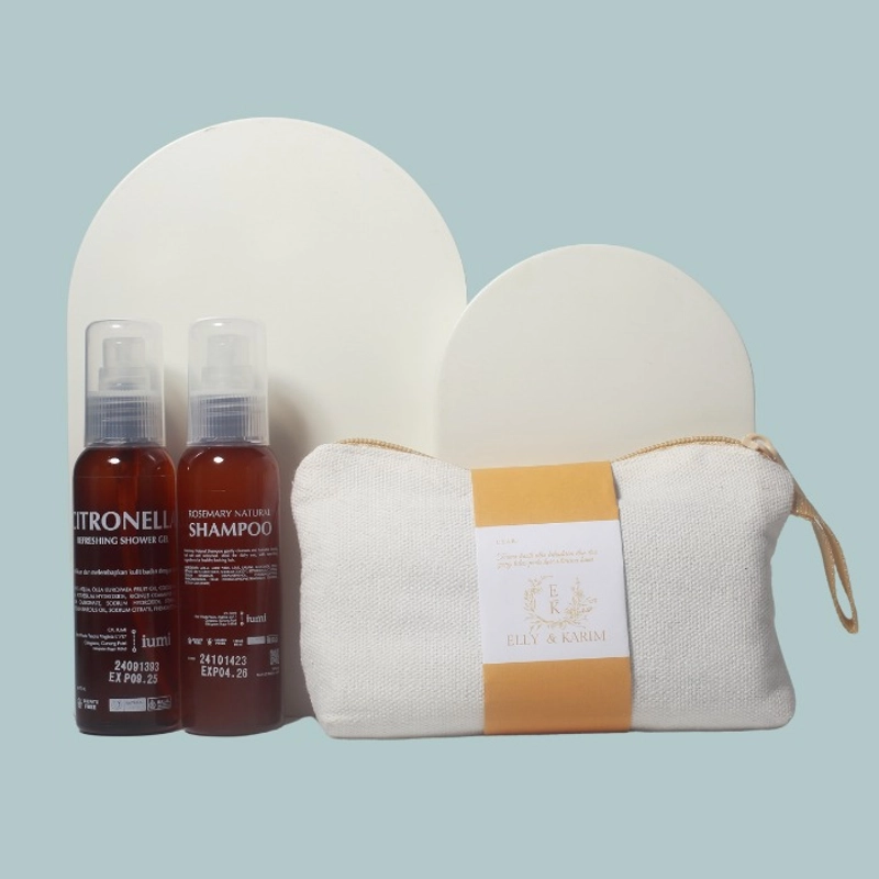 Product image IUMI - Souvenir Cantik Pernikahan Paket Skincare Paket Haji dan Umroh Paket Traveller Wedding Gift Na Paket C Body Wash & Shampoo