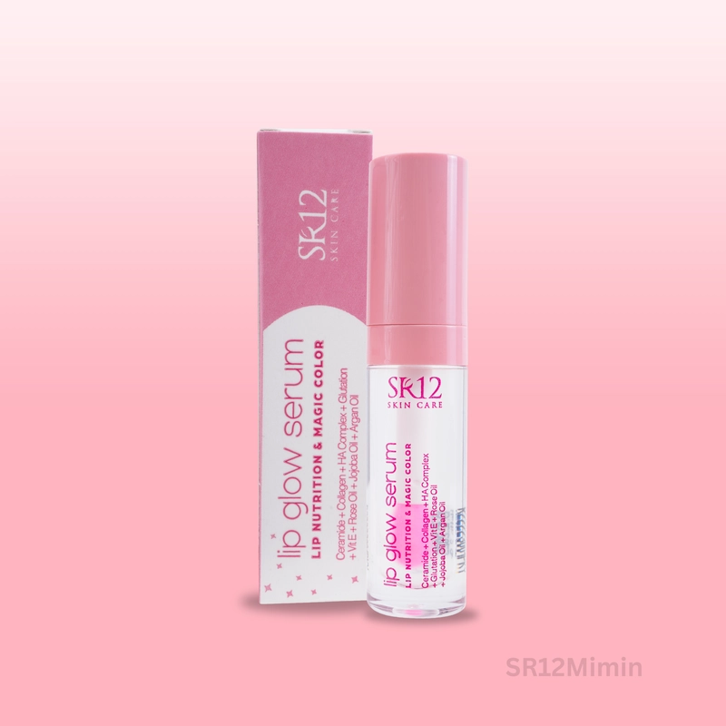 Product image SR12 Mimin - SR12 Lip Glow Serum Mencerahkan Bibir Gelap Dan Melembabkan Bibir Kering 2 gr lip glow