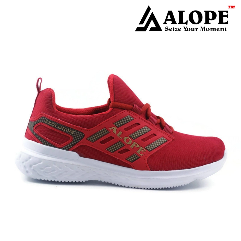 Product image ALOPE OFFICIAL - BUY 1 GET 1 SEPATU ALOPE F 03 SEPATU RUNNING SPORT UNISEX SIZE DEWASA 39 merah