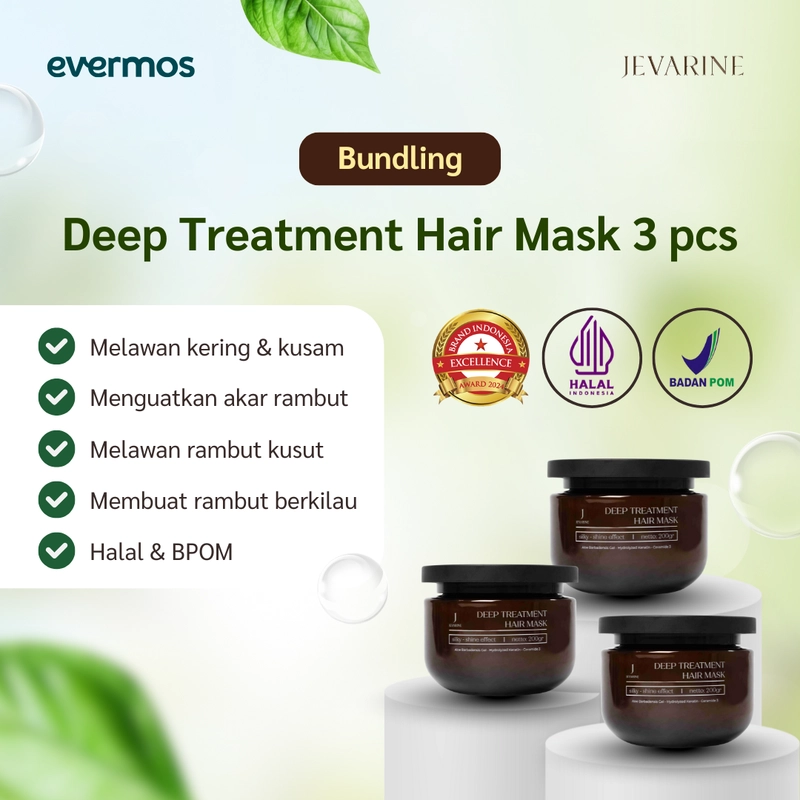 Product image Jevarine - Bundle Deep Treatment Hair Mask 2PCS 200gr 2pcs