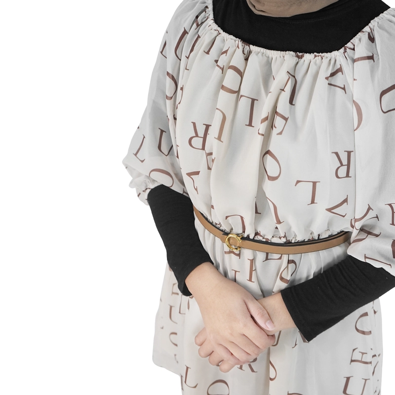 Product image Nasuya - Cassia Dress - Dress Wanita Cantik 2023 Dress Pesta Terbaru Dress Cream Dress Modern M Cream
