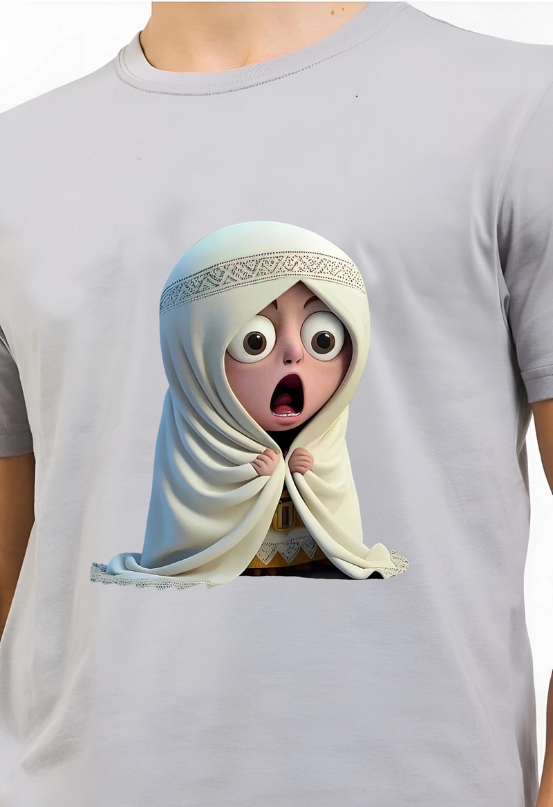 Product image astro - Kaos Pria Gambar 3Dimensi Boca Arab M ABU