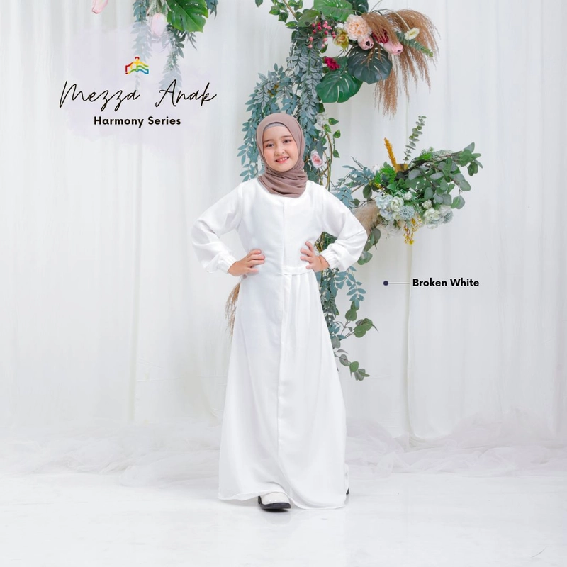 Product image Modesee - Dress Couple Mezza Ibu Anak BW Anak-S Broken White