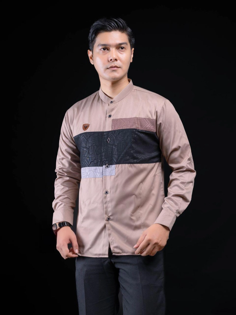 Product image Kois Batik - Baju Koko Pria Dewasa Baru Simpel Keren Motif Etnik XL etnik coksu