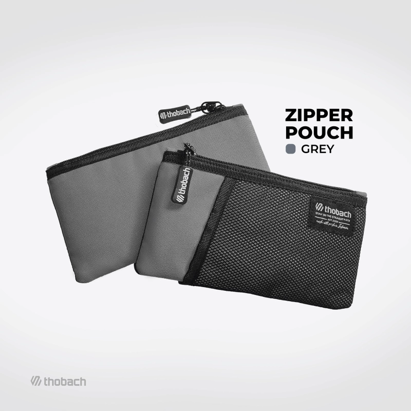 Product image Thobach official - THOBACH Pouch Bag ZIPPER ALL SIZE GREY