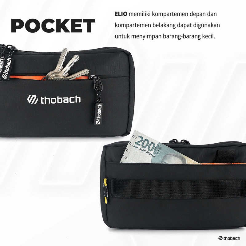 Product image Thobach official - THOBACH Sling Phone / Sling Pouch Anti Air Waterproof ELIO 250 gr Hitam