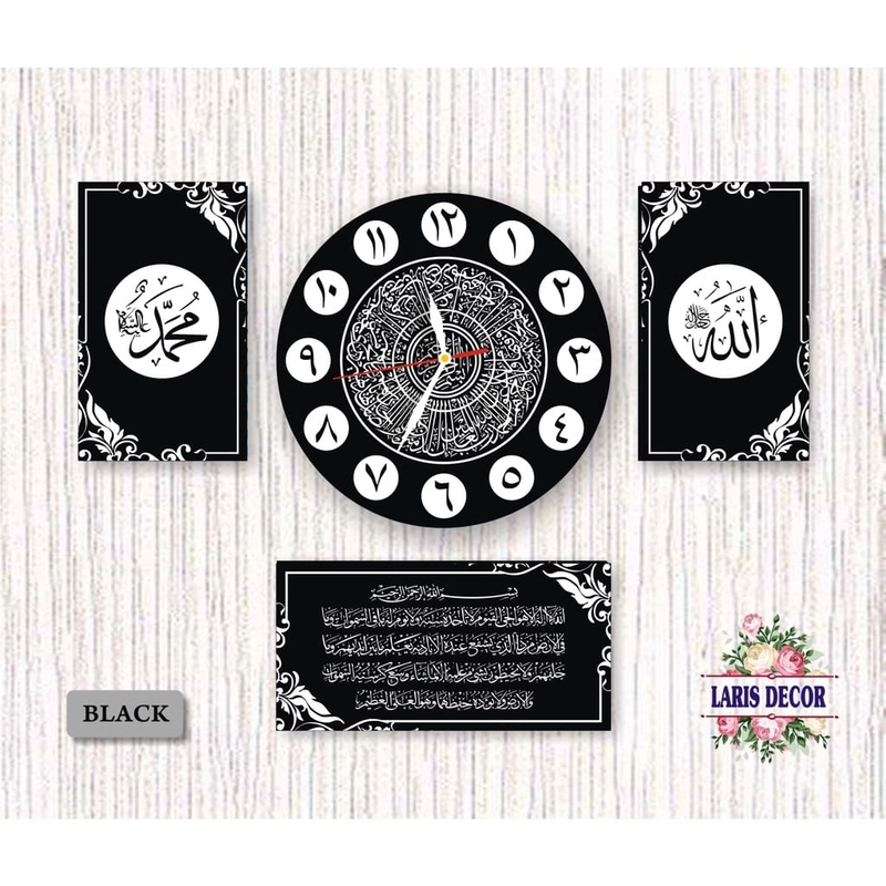 Product image [PO] Vieraart - Jam Kaligrafi Yusuf Black 30 Hitam