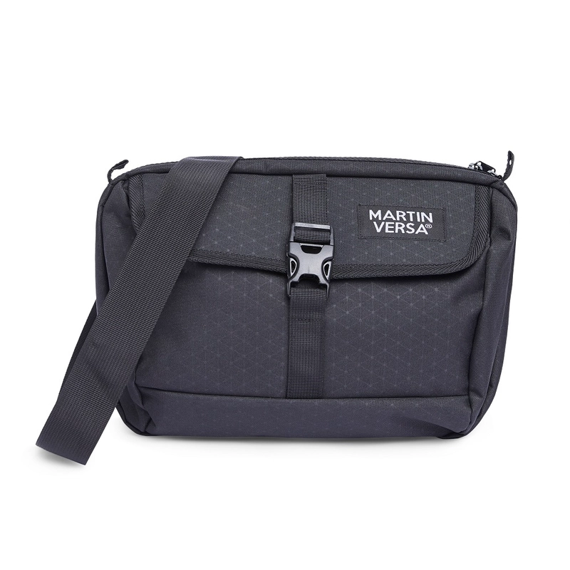 Product image Martin Versa SL6 EVOX Tas Selempang Pria Kanvas Men Messenger Bag Free Size Hitam