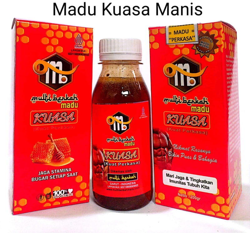 Product image Multi Berkah Madu - Madu Kuasa Penanbah Stamina vitalitas & Kebahagiaan Keluarga 200 gr Manis