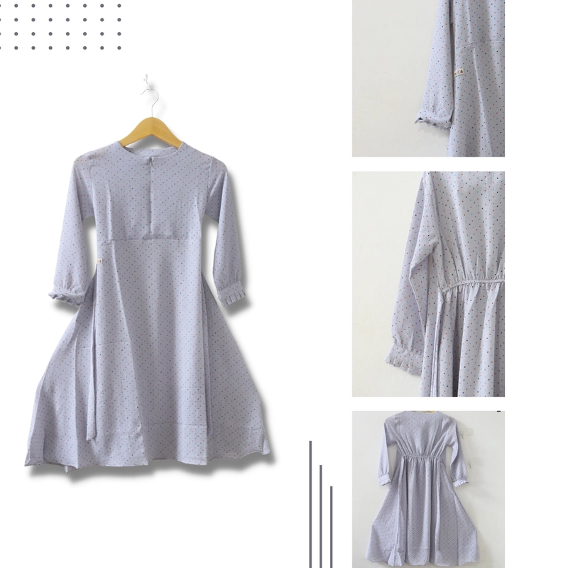 Product image Brandtastic - Pakaian Gamis Anak EC 21 6 TH Abu