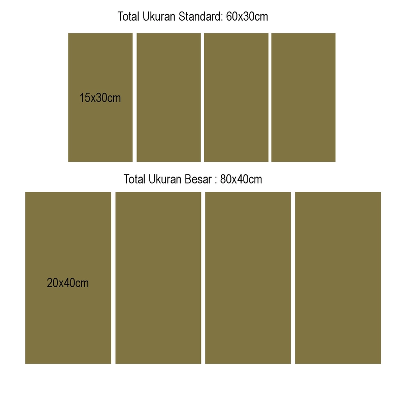 Product image Ugiarts - Dekorasi Hiasan Dinding Home Sweet Home Standard 15x30 Putih