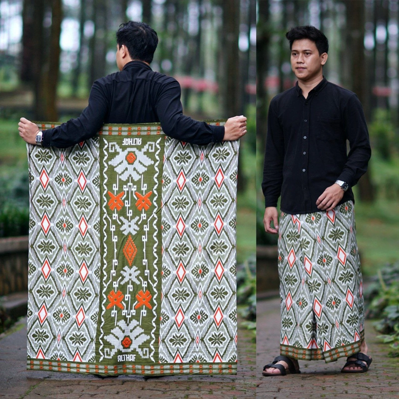 Product image Kois Batik - NEW ARRIVAL SARUNG SANTRI DEWASA SARUNG GOYOR FANNAN Sarung dewasa Olive