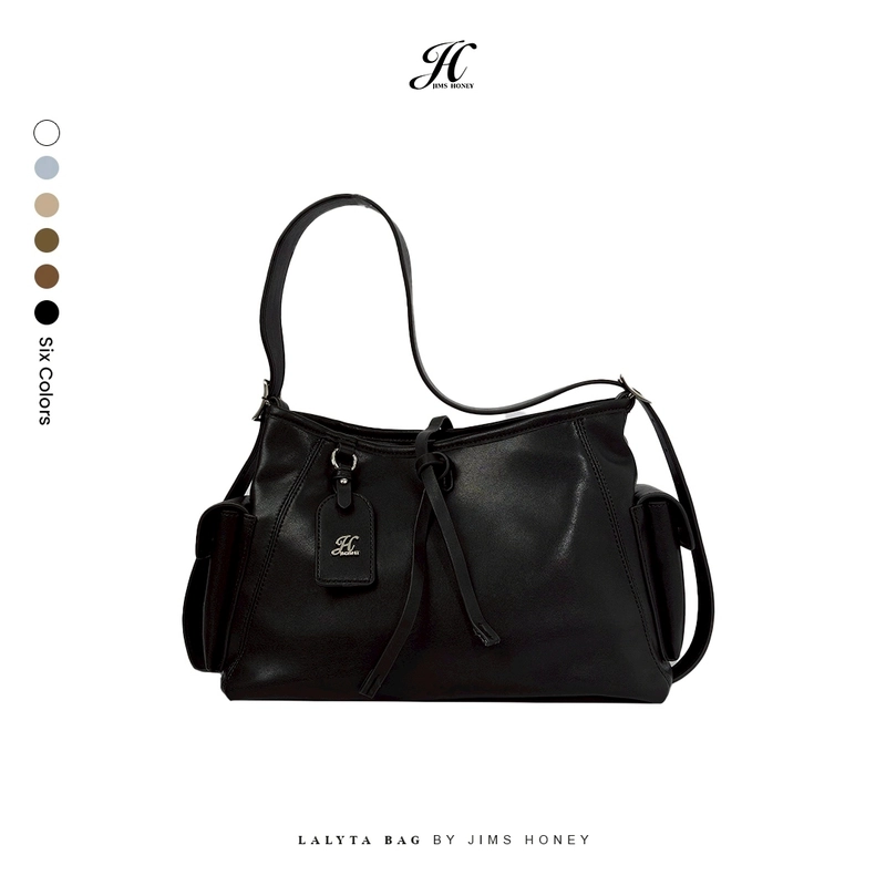 Product image JIMSHONEY SUKABUMI - JIMSHONEY SUKABUMI - LALYTA BAG TSB001 New arrival tas kekinian ALSIZE BLACK