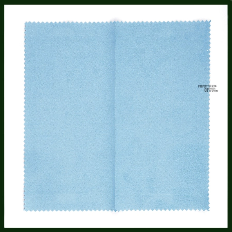 Product image CENTRAL GROSIR GEMSTONE - Silver Polishing Cloth Jewelry Pembersih Perhiasan Cincin Batu Permata Kecil Biru